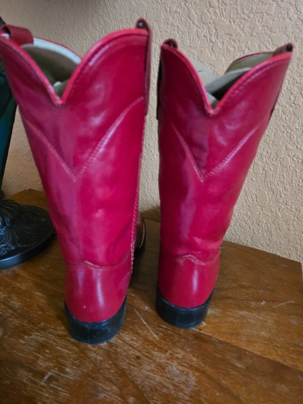 Red Roper Boots Size 3.5 D - Picture 4 of 8